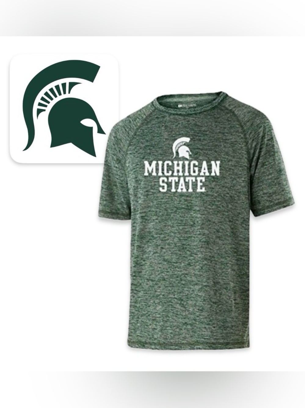 NWT [Holloway] Michigan State Spartans Short-Sleeve Performance Tee Shirt Mens M